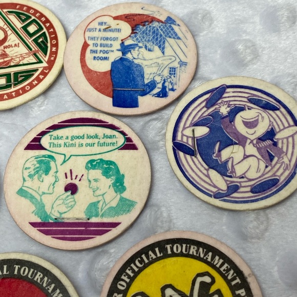 POGs - Vintage 1990's Original POG Piece Lot with STAPLES! - Picture 5 of 7